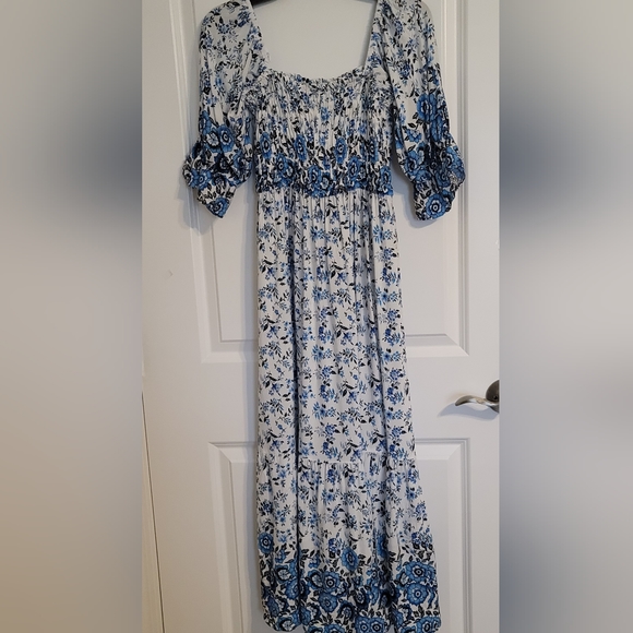 UIMLK Boho Maxi Dress Size Medium - Picture 2 of 4